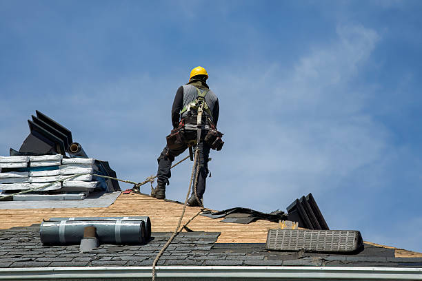 Professional Storm Damage Roof Repair technician working in Glenns Ferry, ID